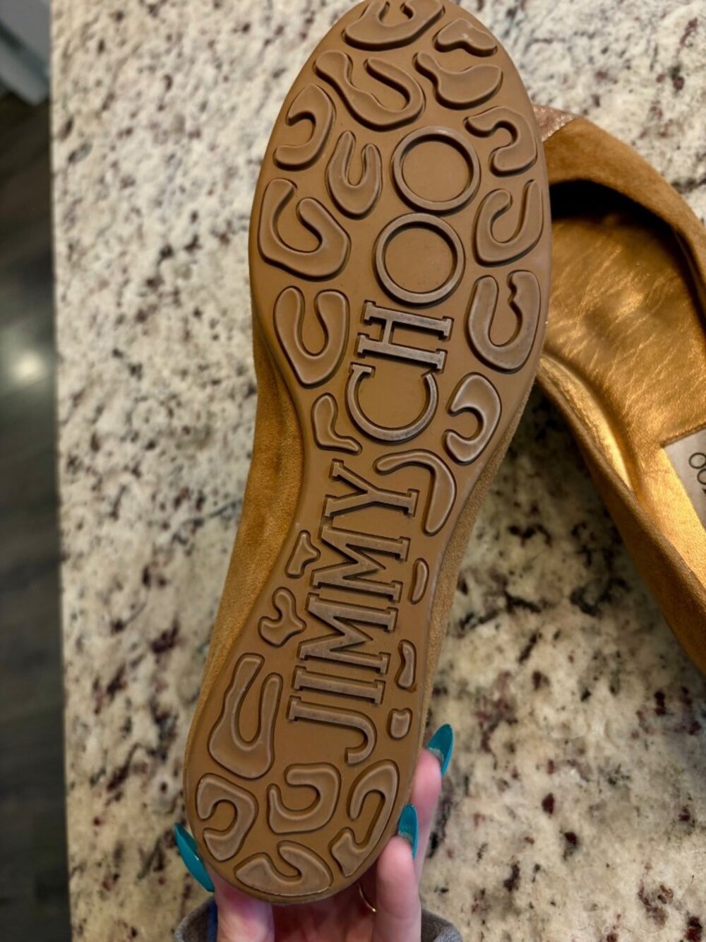 Jimmy Choo Hazel Ballerina Flats 38.5 - Picture 7 of 8